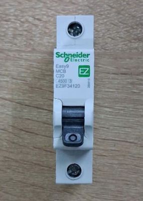 EZ9F34120-MCB 1P 20A 4.5KA Schneider Easy9