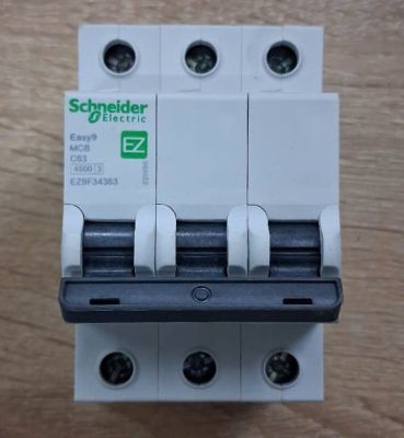 EZ9F34363 - MCB 3P 63A 4.5KVA Schneider Easy9