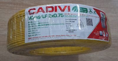 Dây điện đôi mềm Cadivi VCmd 2×0.75mm2. (0.6/1KV)