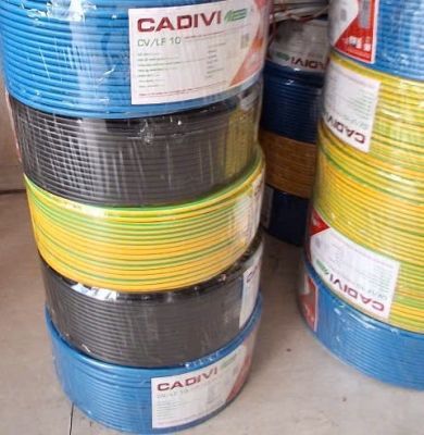 Dây cáp điện Cadivi CV/LF-10mm2 (CV-10)