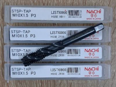 Mũi Taro xoắn HSSE M10*1.5 L6866 Nachi STSP10M1.5R