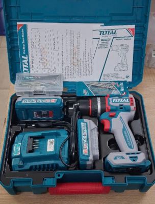 Máy khoan búa dùng pin 20V Total TIDLI20668 (kèm 2 pin và 1 sạc)