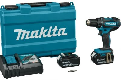 Máy khoan, vặn vít dùng pin Makita DDF482RFE (đã bao gồm 2 pin 3.0Ah và 1 sạc)