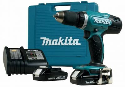 Máy khoan, vặn vít dùng pin Makita DDF453SYE (bao gồm 2 pin 1.5Ah và 1 sạc)