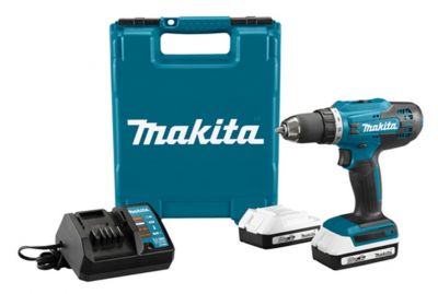 Máy khoan, vặn vít dùng pin Makita DF488DWAE (bao gồm 2 pin 2.0Ah và 1 sạc)