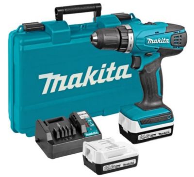 Máy khoan, vặn vít dùng pin Makita DF347D001 (bao gồm 2 pin 1.5 Ah và 1 sạc)