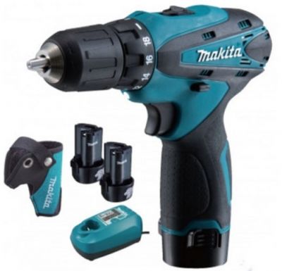 Máy khoan, vặ vít dùng pin Makita DF330DWE (kèm 2 pin 1.3Ah và 1 sạc)