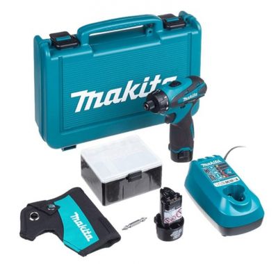 Máy khoan, vặn vít dùng pin Makita DF030DWE (kèm 2 pin 1.3Ah và 1 sạc)