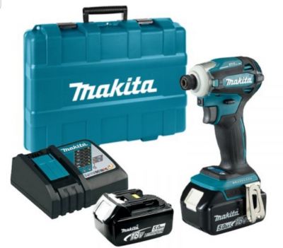 Máy bắn vít dùng pin Makita DTD172RTE (kèm 2 pin 5.0Ah và 1 sạc)