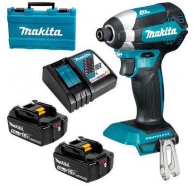 Máy bắt vit dùng pin Makita DTD153RTE (kèm 2 pin 5.0Ah và 1 sạc)