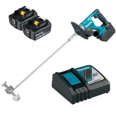 Máy trộn sơn dùng pin 18V Makita DUT130RTE (kèm 2 pin 5.0Ah và 1 sạc)