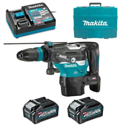 Máy khoan bê tông dùng pin 40V Makita HR005GM201 (kèm 2pin 4.0Ah và 1 sạc)