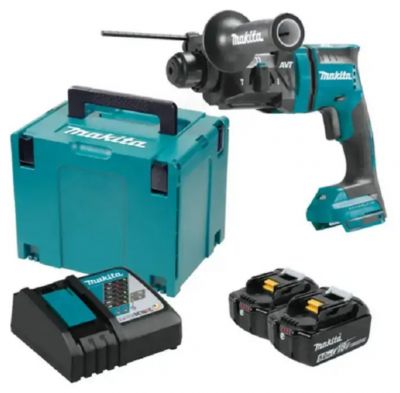 Máy khoan bê tông 3 chức năng dùng pin 18V Makita DHR182RTJ (kèm 2 pin 5.0Ah và 1 sạc)