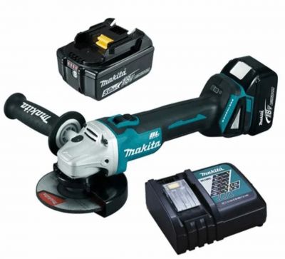 Máy mài góc dùng pin 18V Makita DGA506RTE (kèm 2 pin 5.0Ah và 1 sạc)