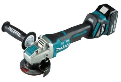 Máy mài góc dùng pin 18V Makita DGA519RTJ (kèm 2 pin 5.0Ah và 1 sạc)