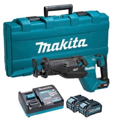 Máy cưa kiếm dùng pin 40V Makita JR002GM201 (kèm 2 pin 4.0Ah và 1 sạc)