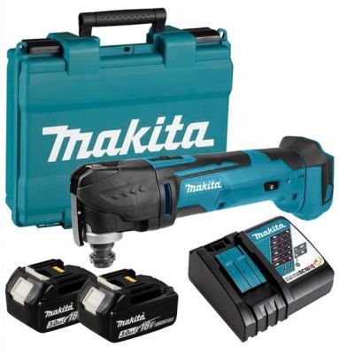 Máy đa năng dùng pin 18V Makita DTM51RFE10 (kèm 2 pin 3.0Ah và 1 sạc)