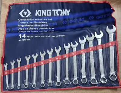 Bộ khóa vòng miệng 14 chi tiết King Tony 1215MR 