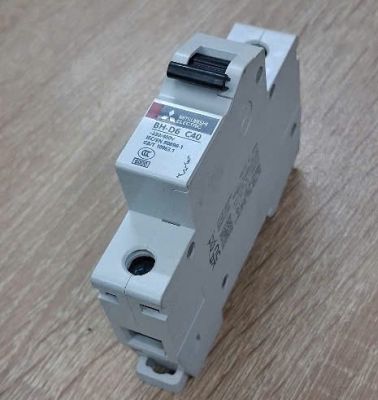 BH-D6 C40 MCB 1P 40A 6kA Mitsubishi
