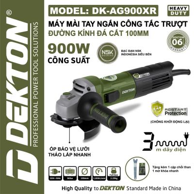 Máy mài góc Dekton DK-AG900XR (900W - 100mm)