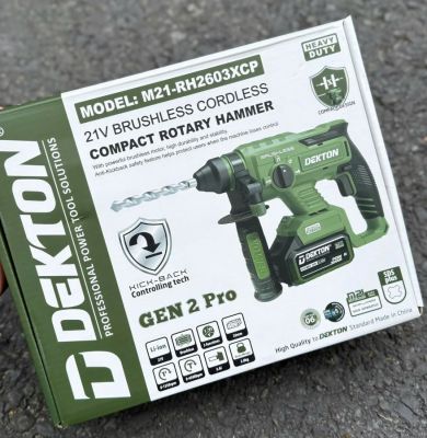 Thân máy khoan đục 3 chức năng dùng pin 21V Dekton M21-RH2603XCP